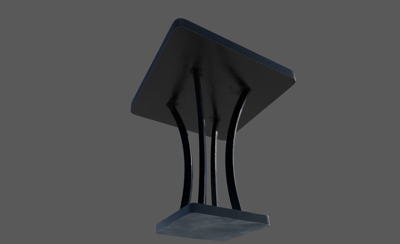 Game Ready Table 3D Model UVW Unwrapped Game Ready Low Poly Low-poly 3D model_7