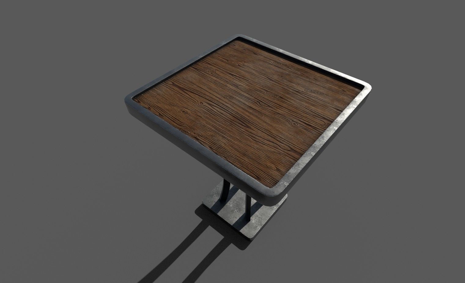 Game Ready Table 3D Model UVW Unwrapped Game Ready Low Poly Low-poly 3D model_3