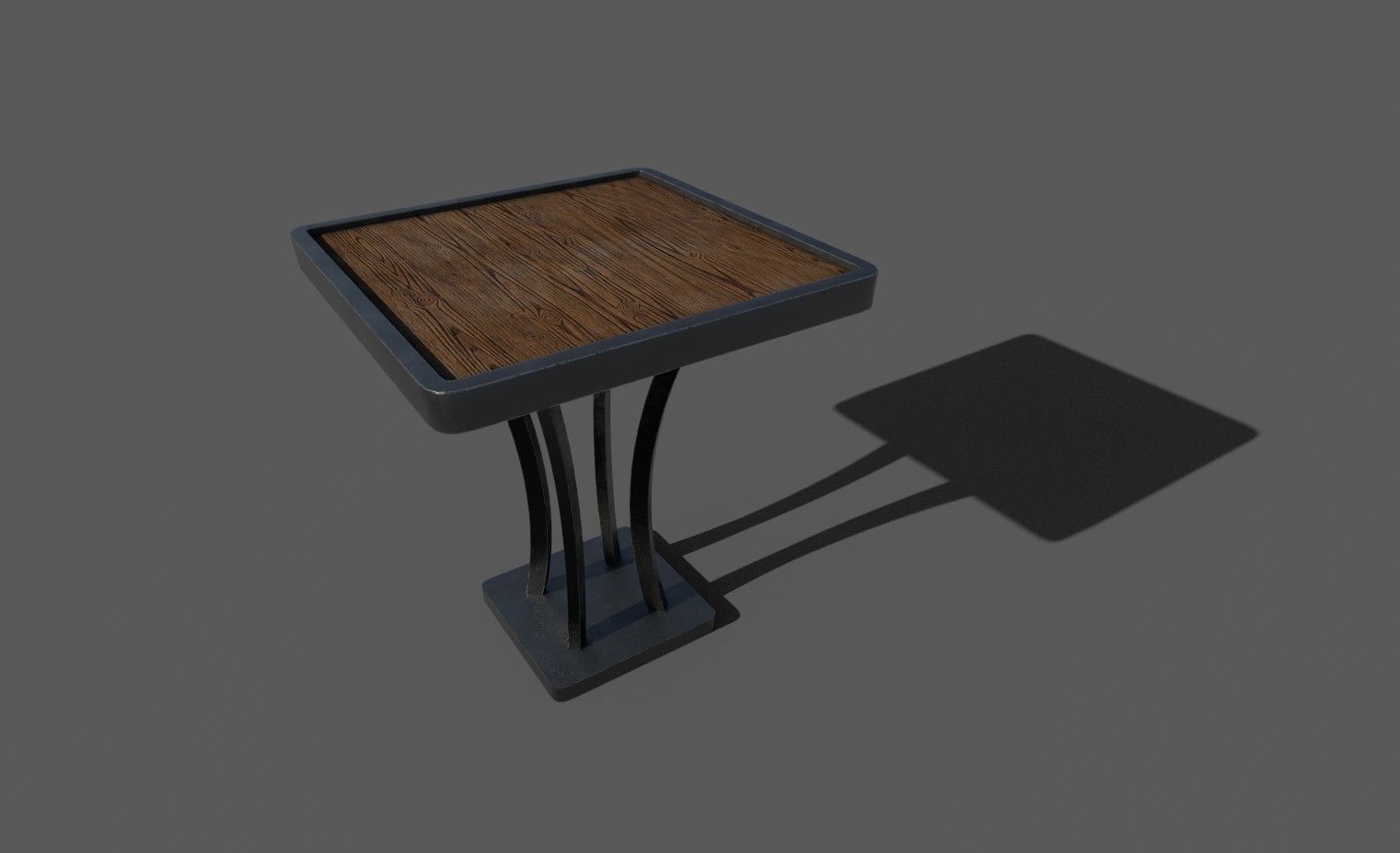 Game Ready Table 3D Model UVW Unwrapped Game Ready Low Poly Low-poly 3D model_4