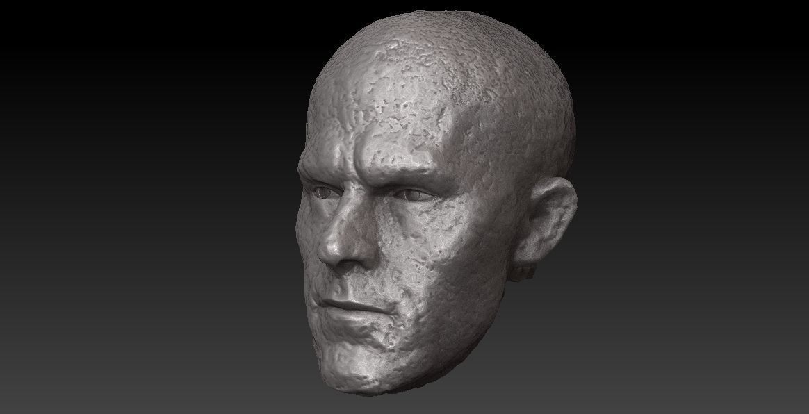 ONE12 SCALE HEAD - RYAN REYNOLDS - DEADPOOL NO NECK - MOVIE VER 3D print model_3