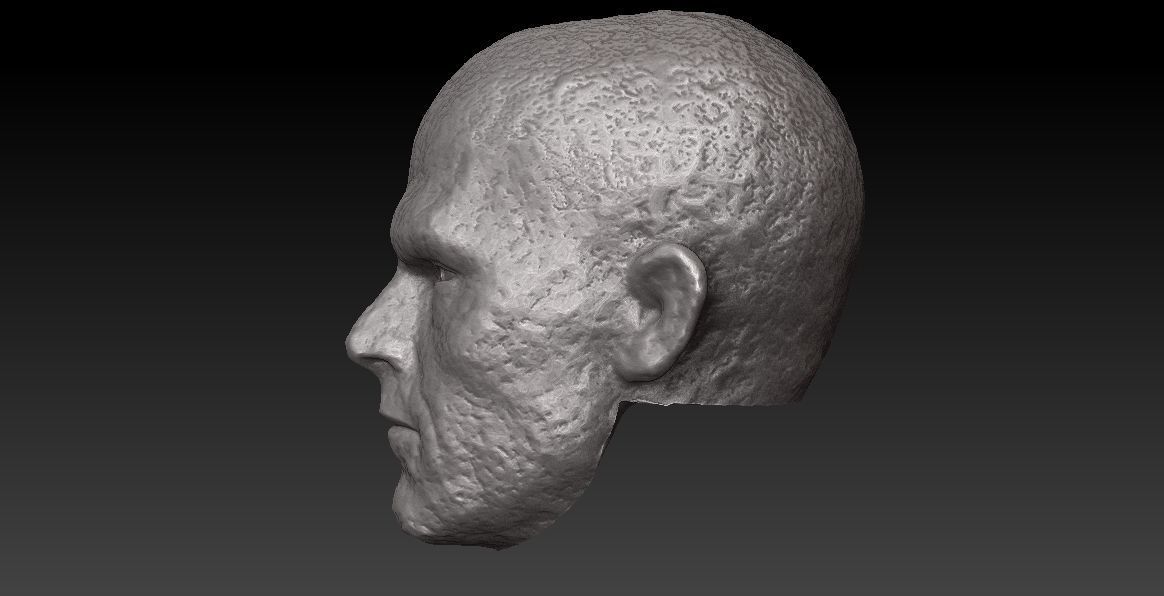 ONE12 SCALE HEAD - RYAN REYNOLDS - DEADPOOL NO NECK - MOVIE VER 3D print model_4