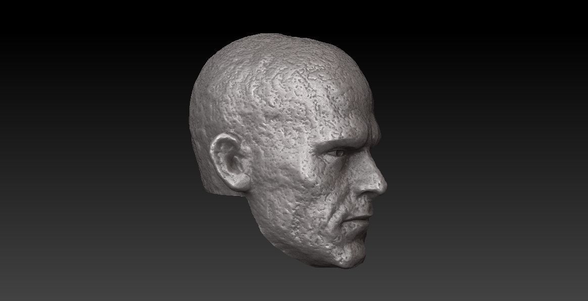 ONE12 SCALE HEAD - RYAN REYNOLDS - DEADPOOL NO NECK - MOVIE VER 3D print model_8