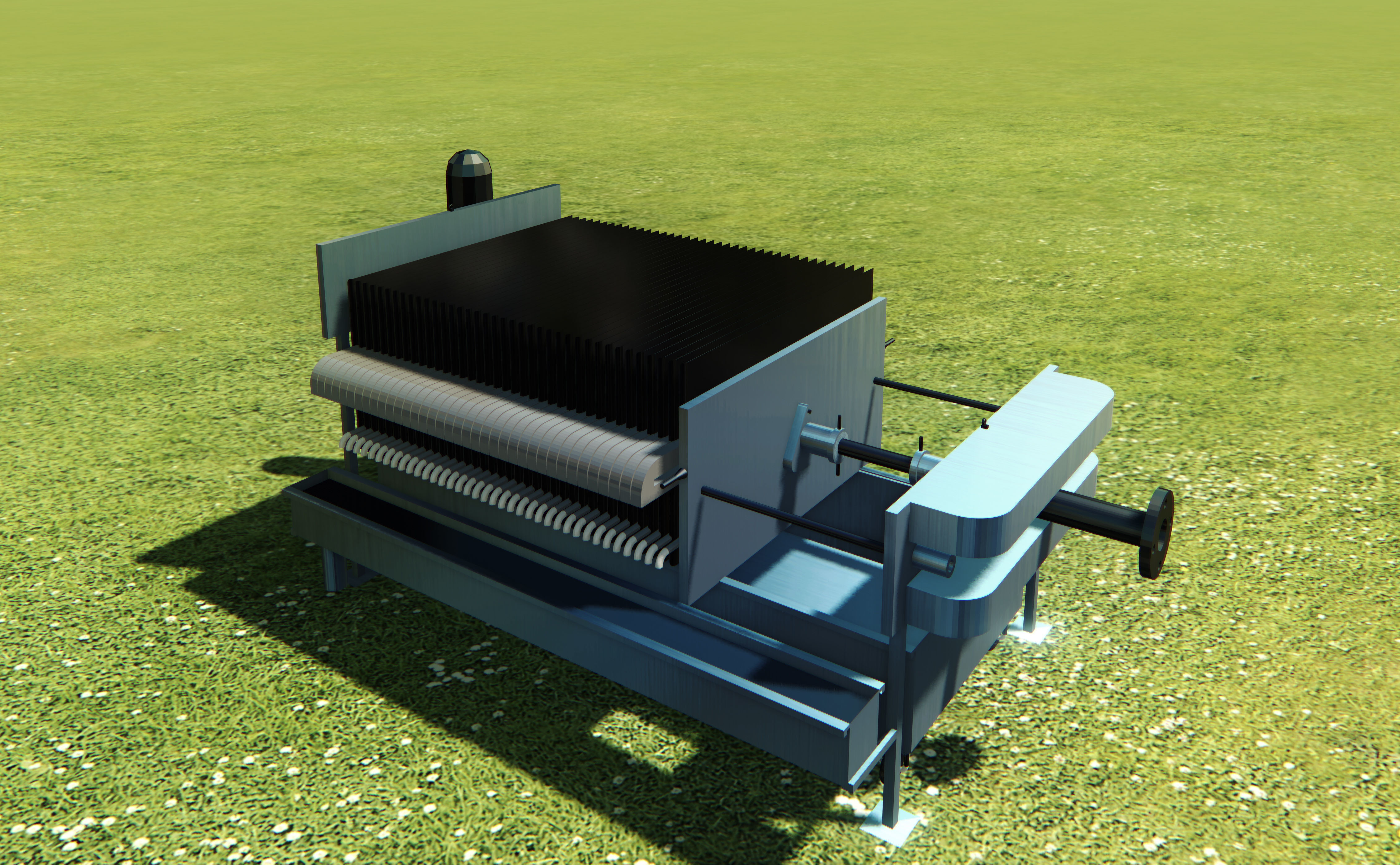 Filter Press 3D model 3D printable | CGTrader