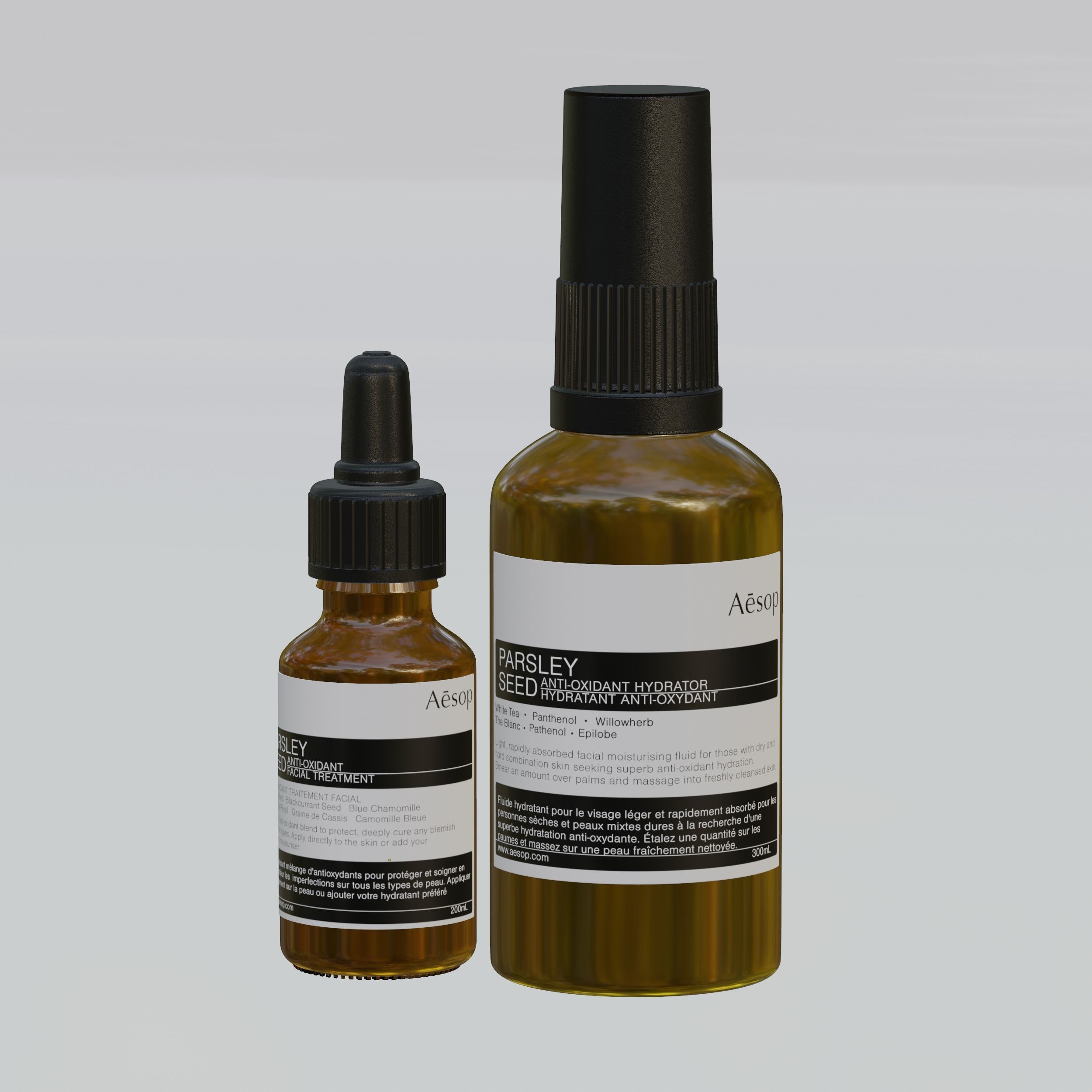 Aesop Bundle Boosted Anti-Oxidant Hydration  Low-poly 3D model_7