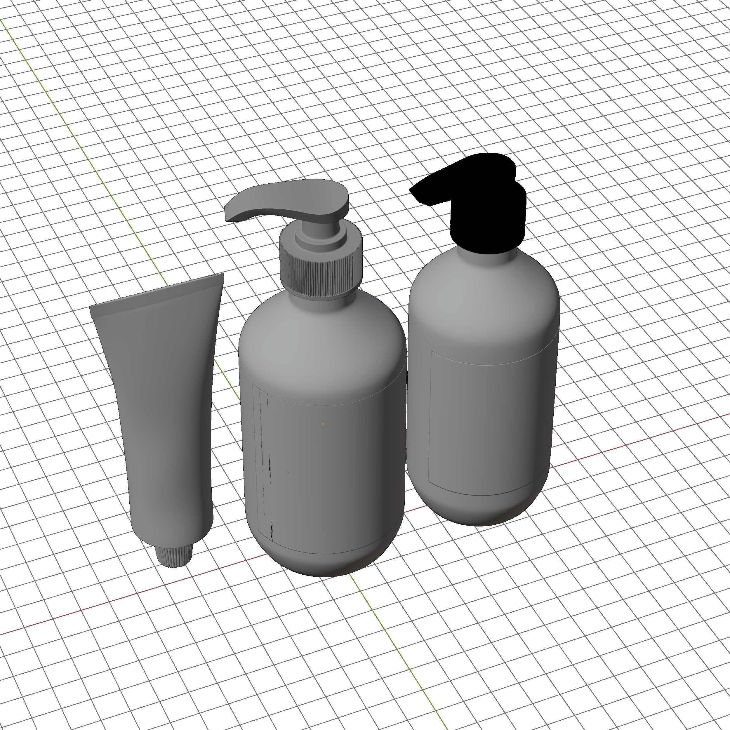 Aesop Bundle Bathroom Essentials Hybris Large Low-poly 3D model_5