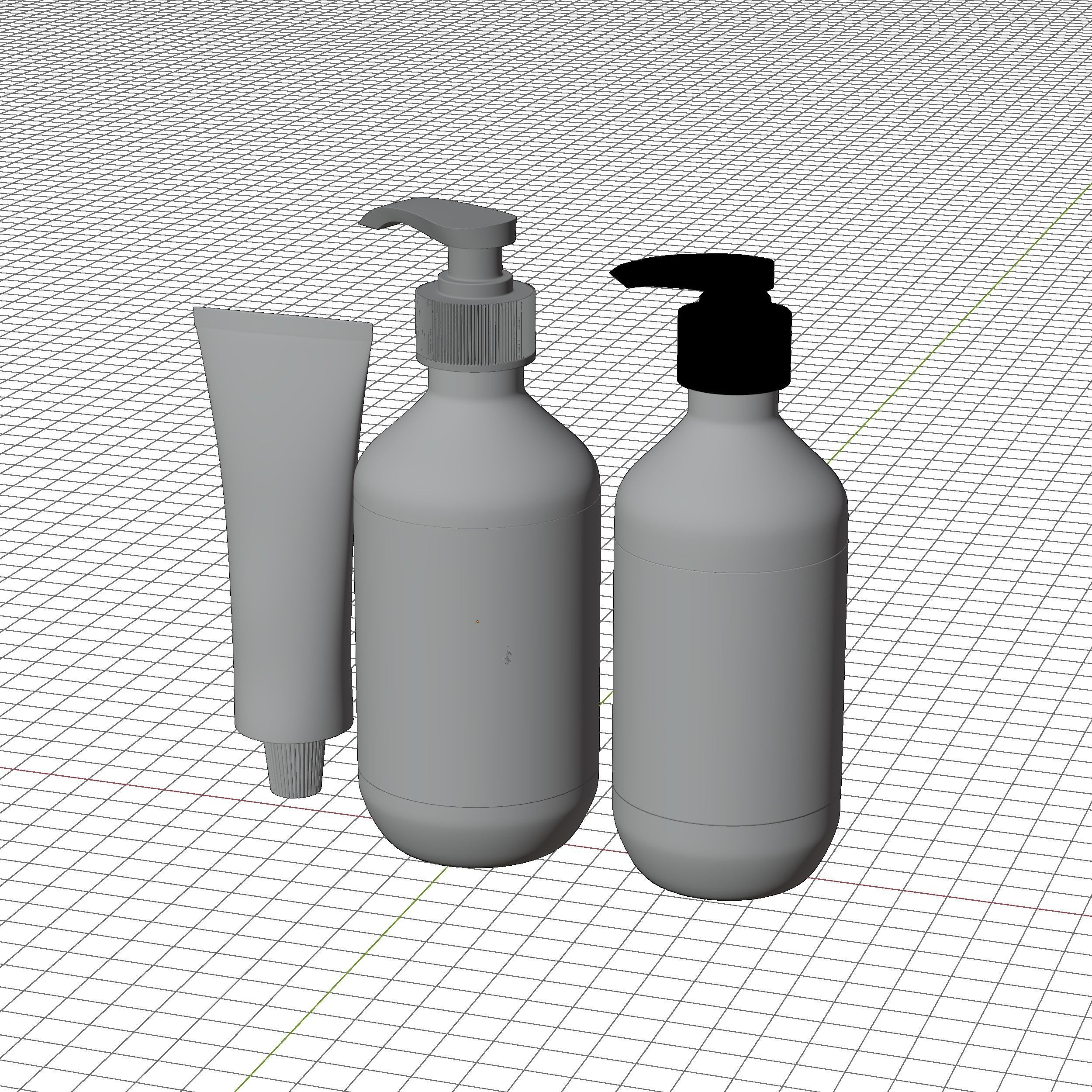 Aesop Bundle Bathroom Essentials Hybris Large Low-poly 3D model_2