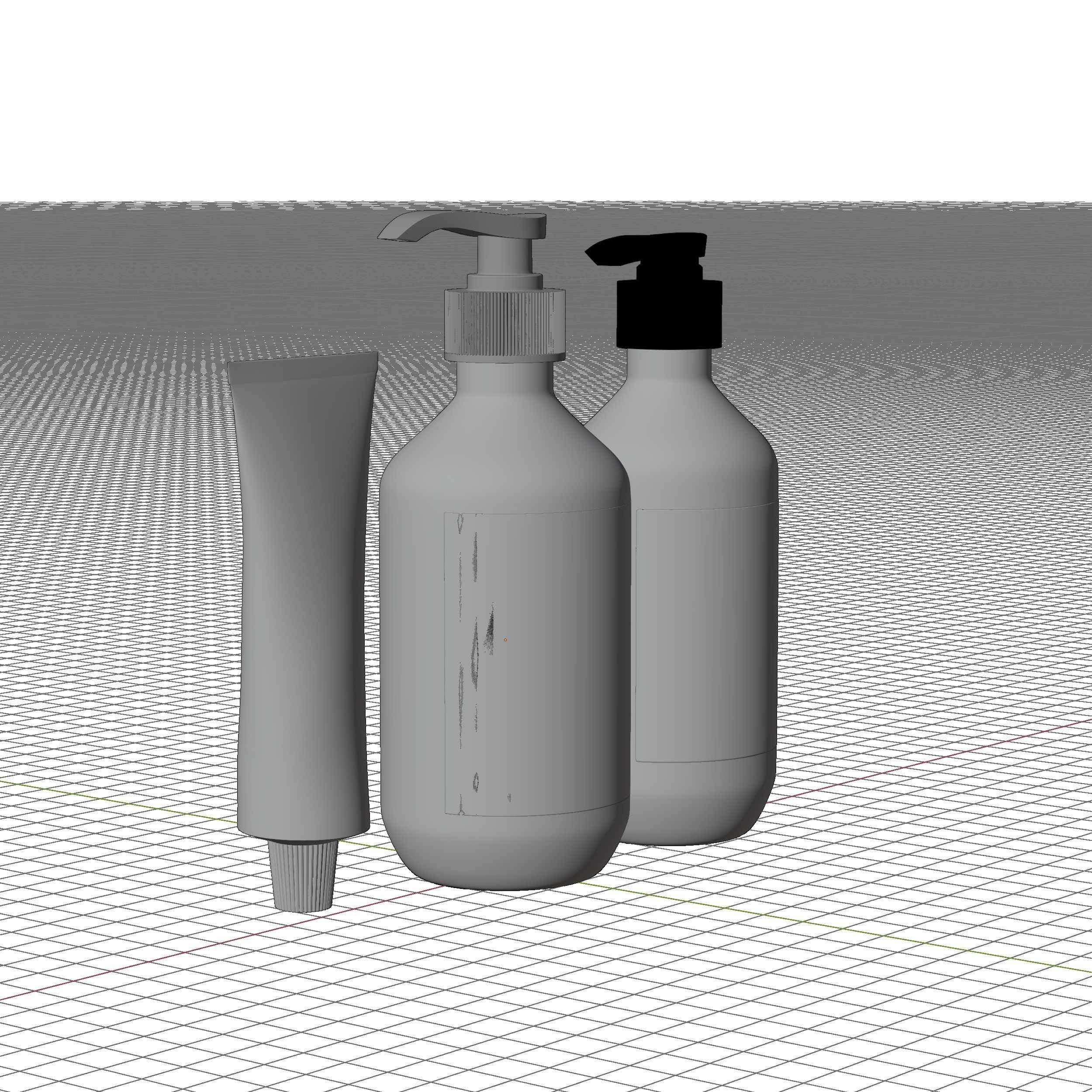 Aesop Bundle Bathroom Essentials Hybris Large Low-poly 3D model_3