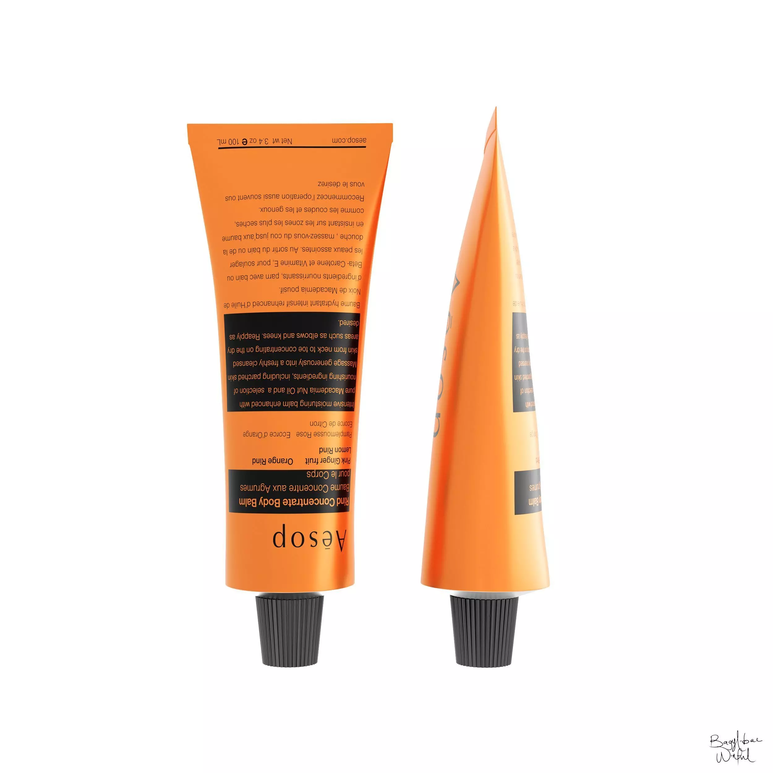 Aesop Body Rind-Concentrate Body Balm 100ml Hybris Large Low-poly 3D model_0