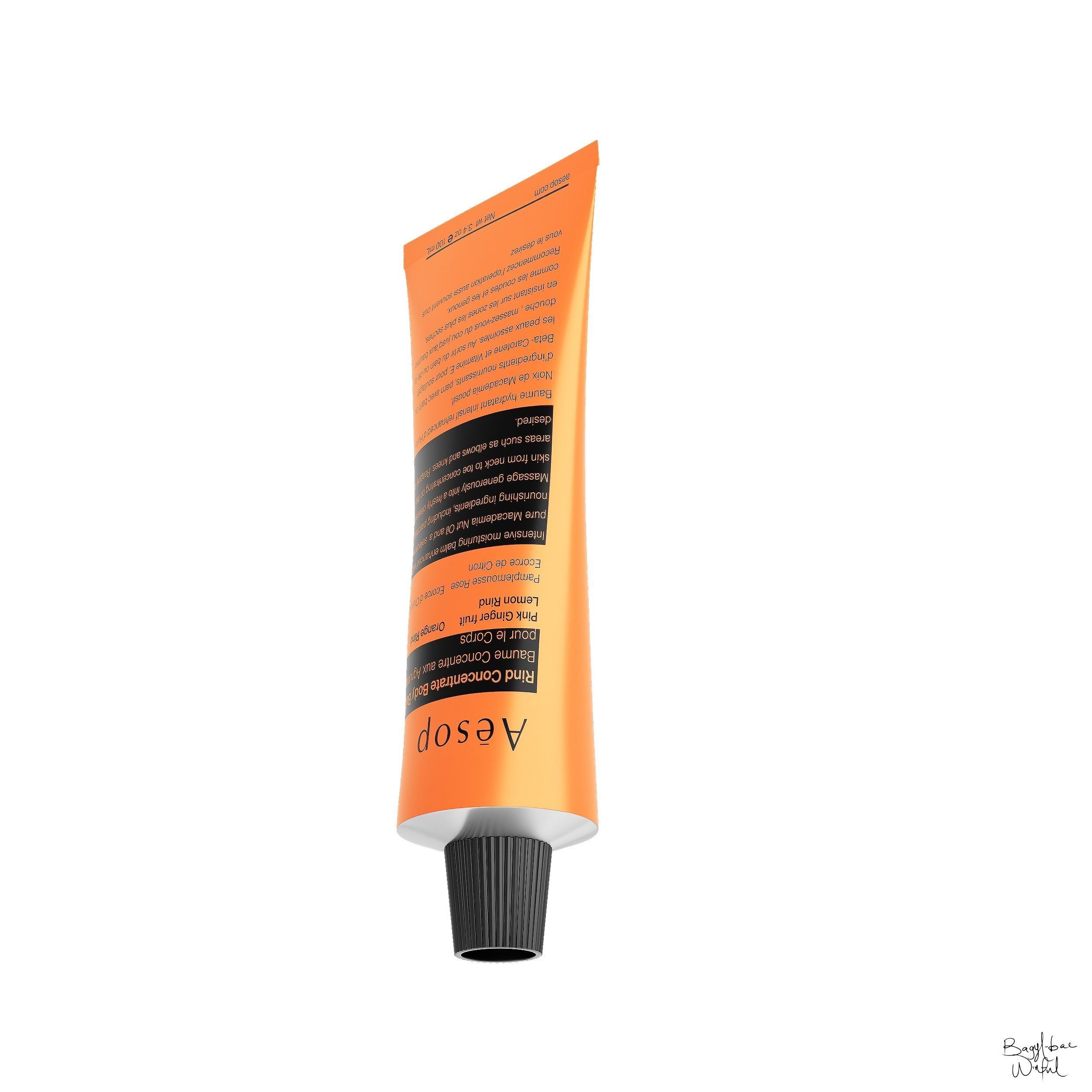 Aesop Body Rind-Concentrate Body Balm 100ml Hybris Large Low-poly 3D model_1
