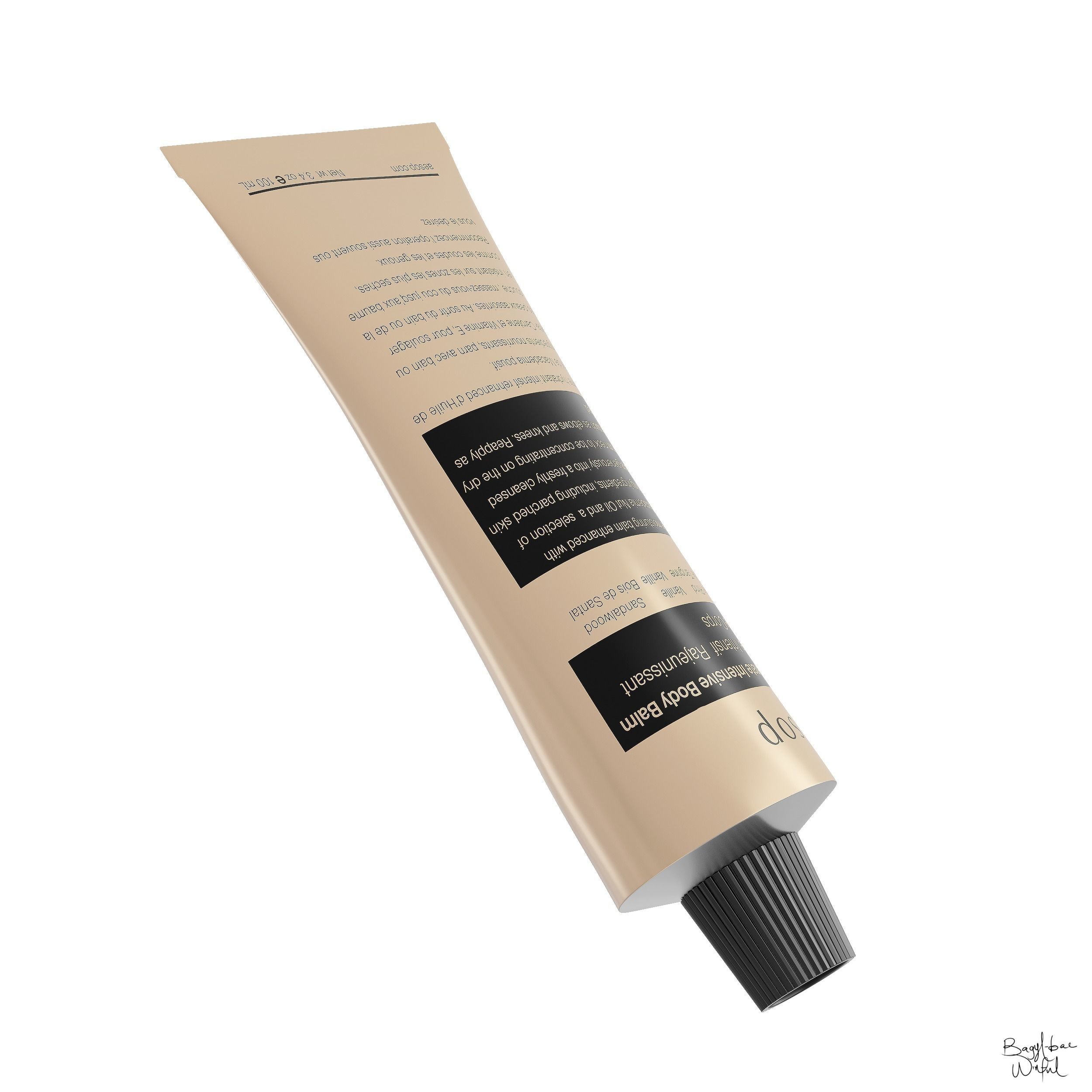 Aesop Body Rejuvenate Intensive Body Balm 100ml Hybris Large Low-poly 3D model_2