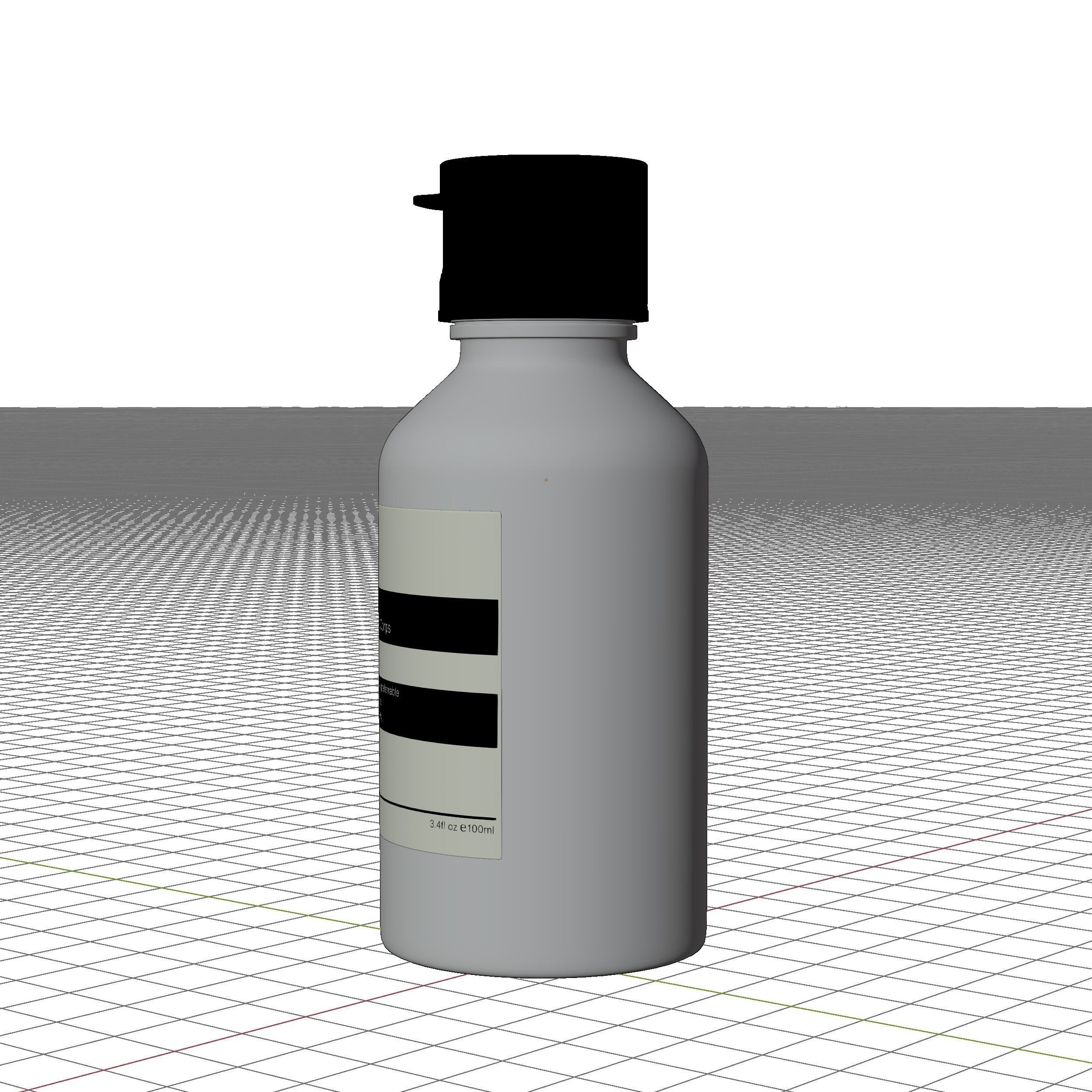 Aesop Body Geranium Body Cleanser 100ml Low-poly 3D model_7