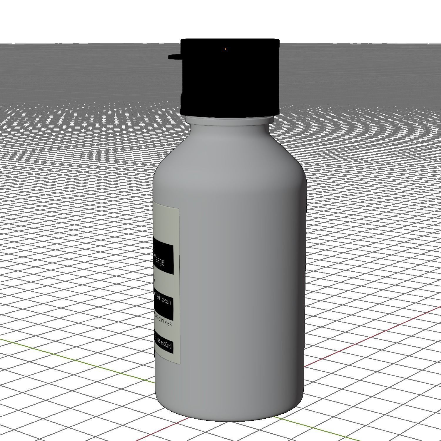 Aesop Body Citrus Melange Body Cleanser 100ml Large Low-poly 3D model_5