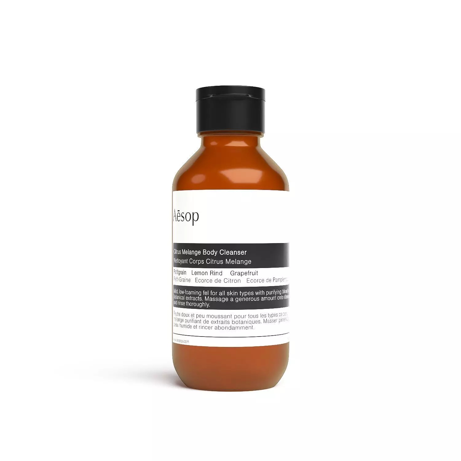 Aesop Body Citrus Melange Body Cleanser 100ml Large Low-poly 3D model_0