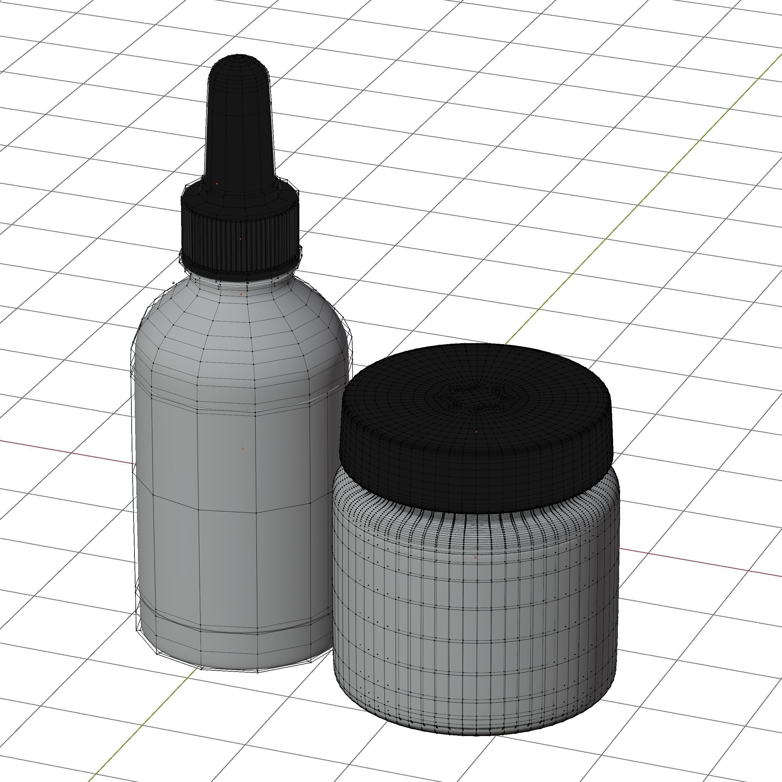 Aesop  Bundle Vitamin C for Day and Night Hybris Large Low-poly 3D model_4