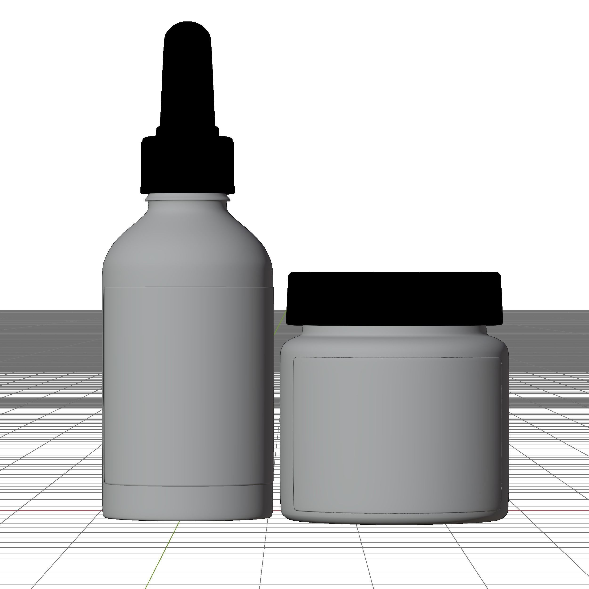 Aesop  Bundle Vitamin C for Day and Night Hybris Large Low-poly 3D model_2