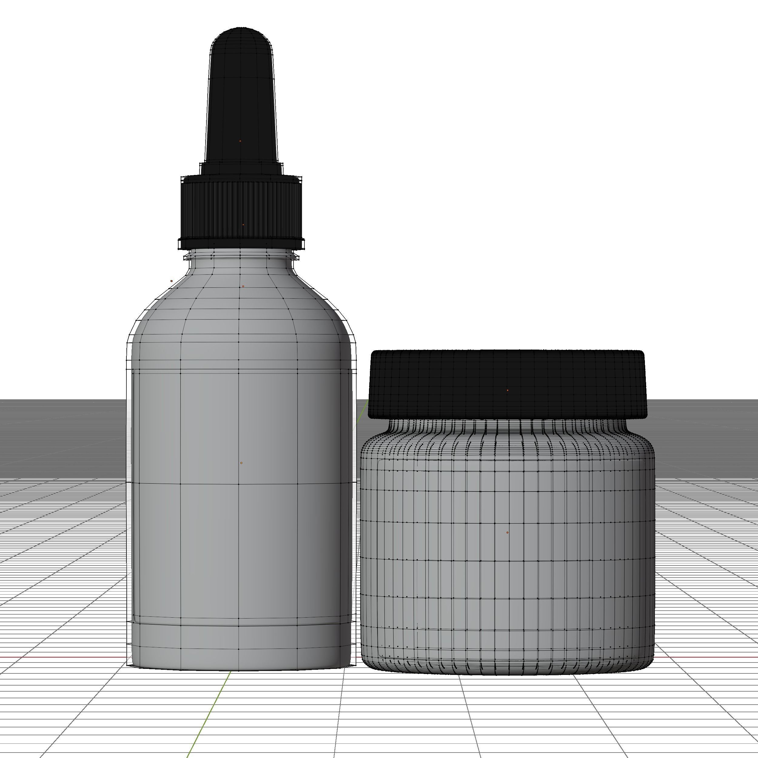 Aesop  Bundle Vitamin C for Day and Night Hybris Large Low-poly 3D model_3