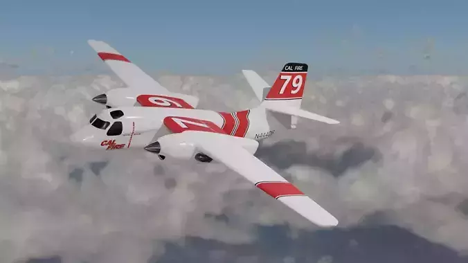 S-2T Cal Fire Bomber