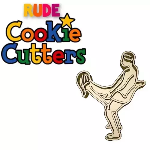 Amazing Rude Word Cookie Cutter Stamp Cake Decoration 