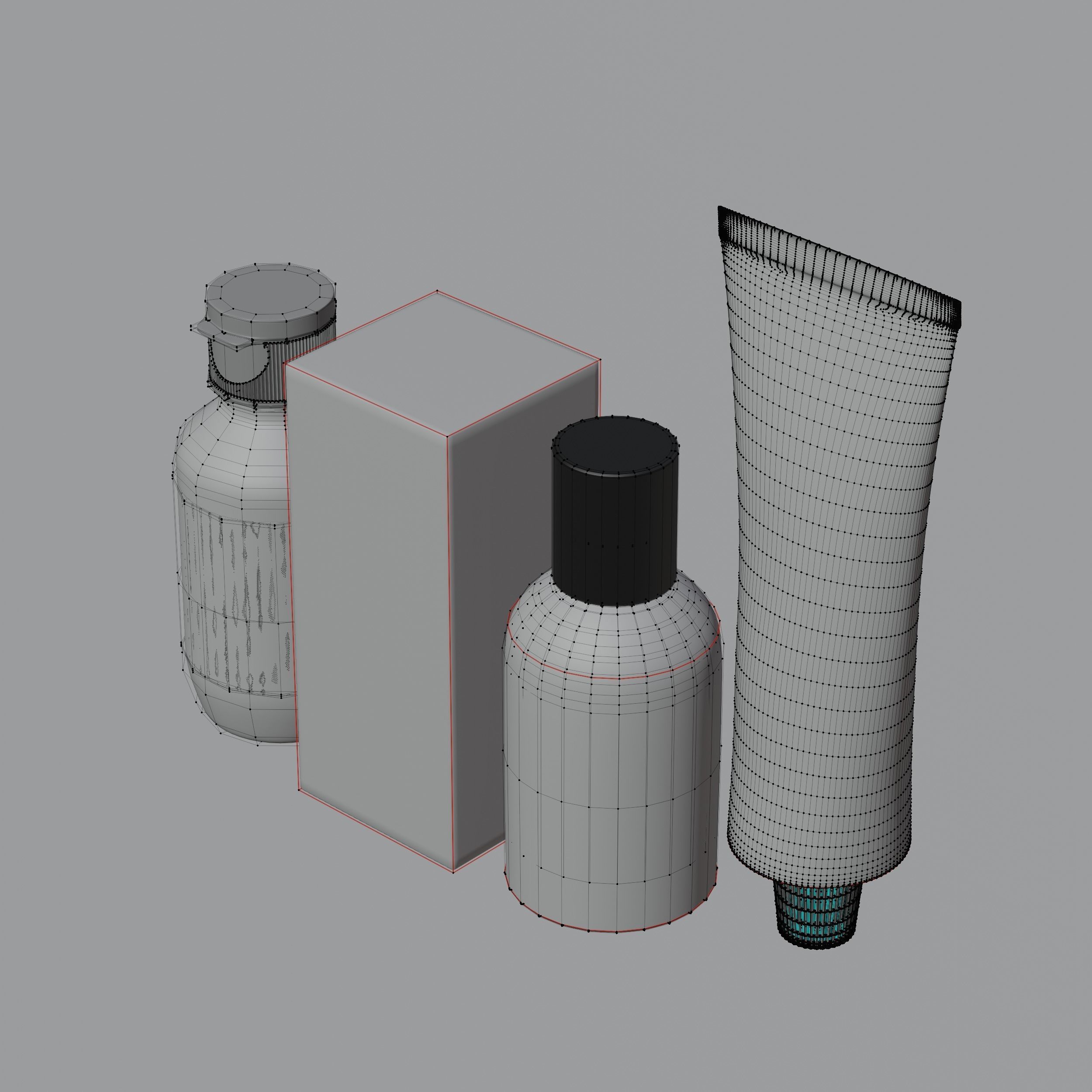Aesop Bundle Rozu Ensemble Hybris Large Low-poly 3D model_1