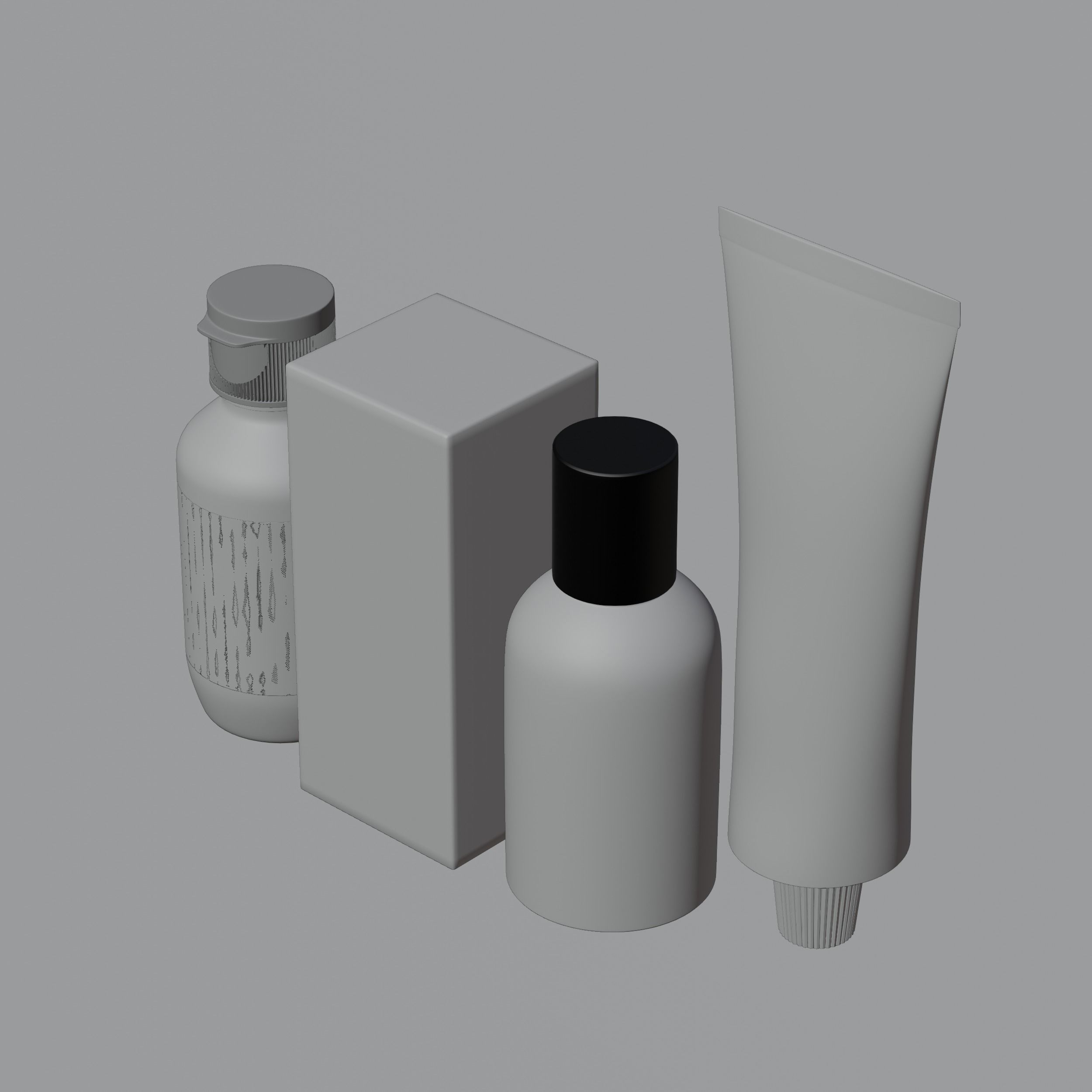 Aesop Bundle Rozu Ensemble Hybris Large Low-poly 3D model_3