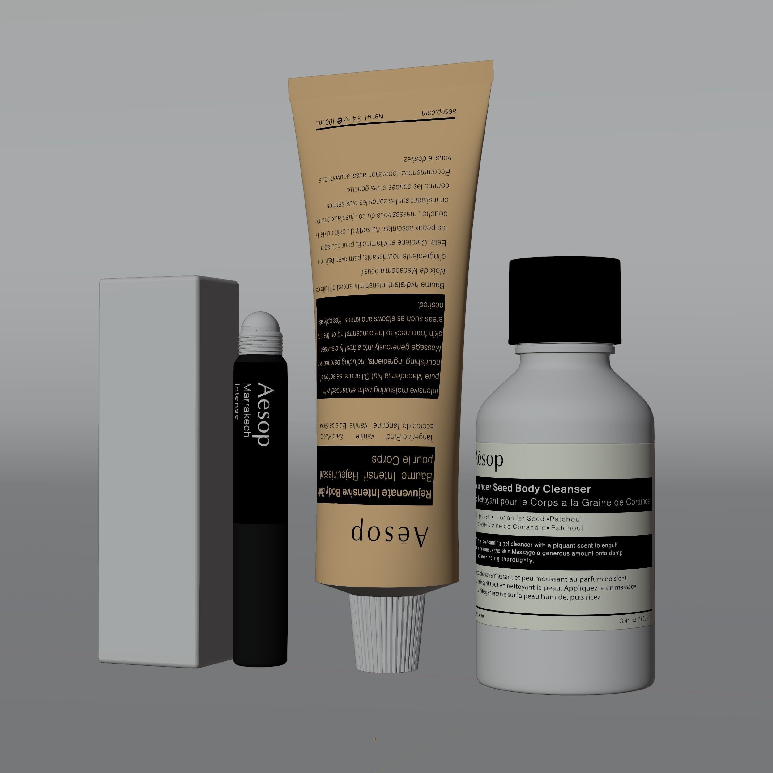 Aesop Bundle Marrakech Intense Ensemble Hybris Large Low-poly 3D model_5