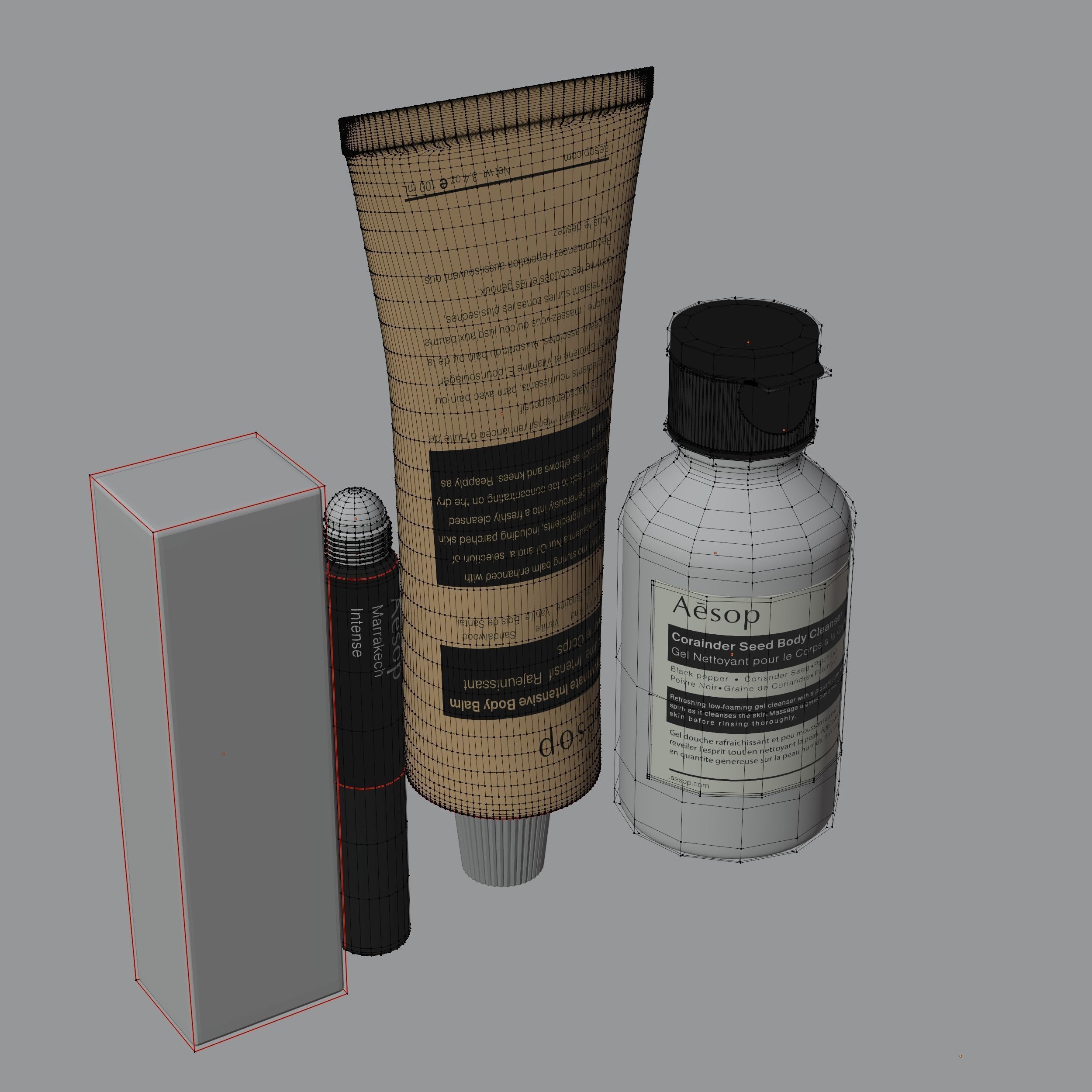 Aesop Bundle Marrakech Intense Ensemble Hybris Large Low-poly 3D model_4
