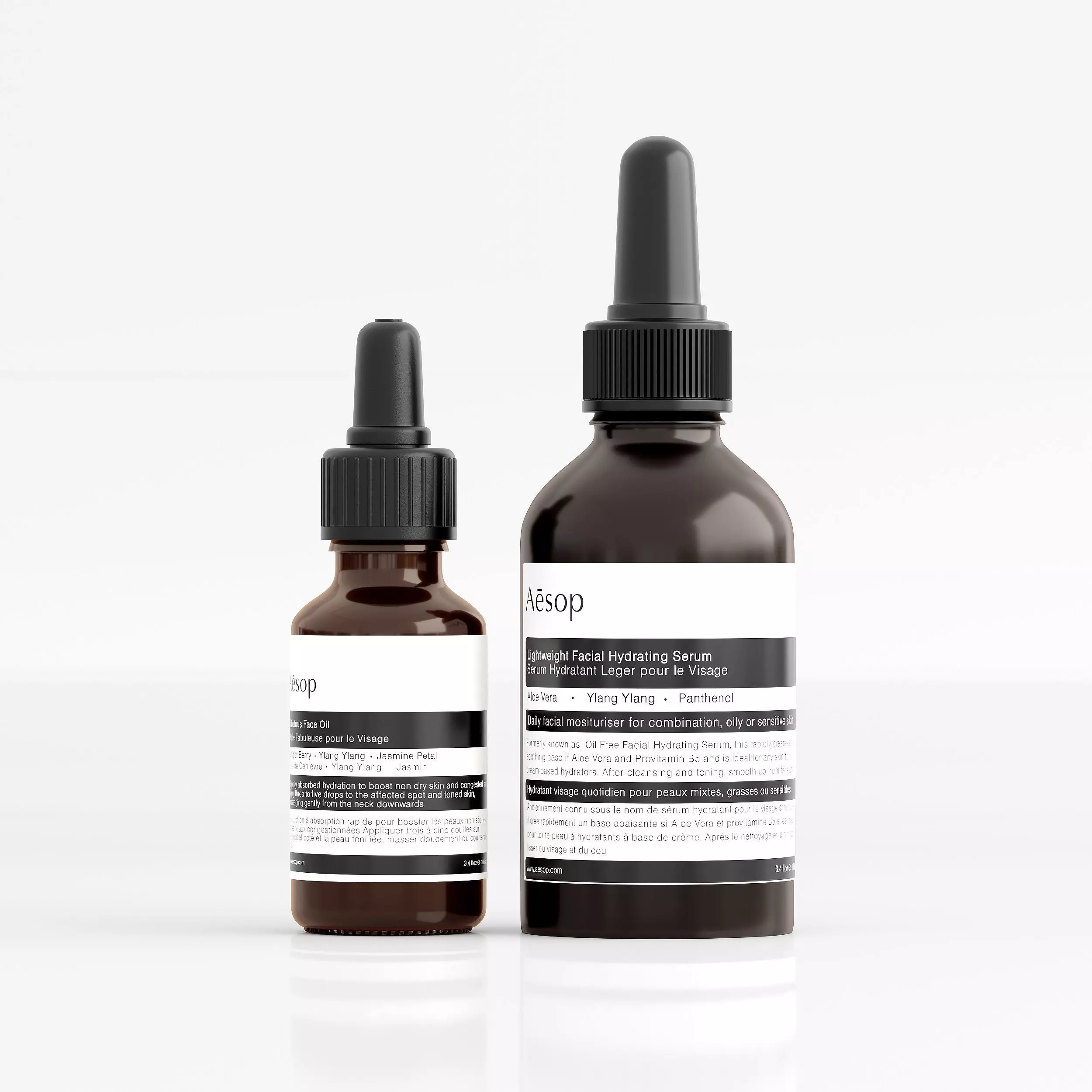 Aesop Bundle Enhanced-Hydration for Oily and Combination Skin Low-poly 3D model