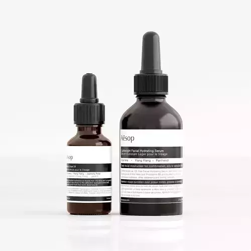 Aesop Bundle Enhanced-Hydration for Oily and Combination Skin Low-poly 3D model