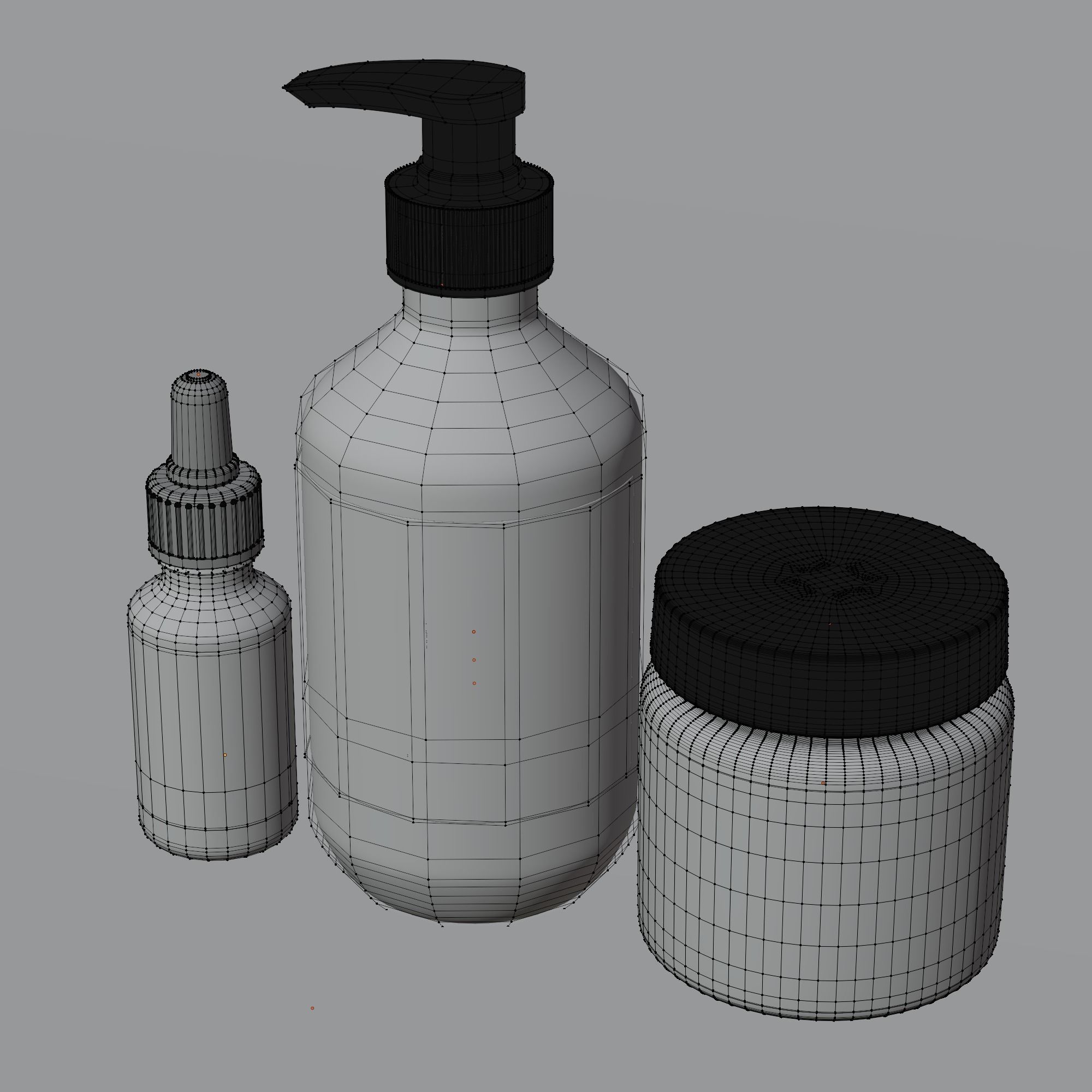 Aesop Bundle Dry Scalp Trio Extreme Low-poly 3D model_2