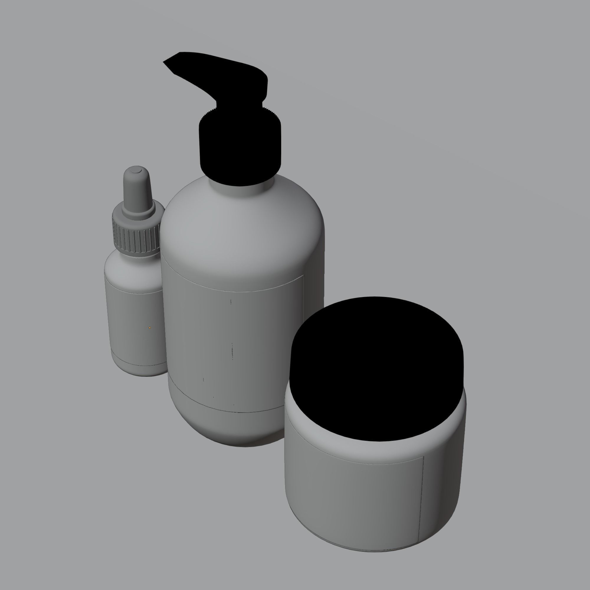 Aesop Bundle Dry Scalp Trio Extreme Low-poly 3D model_5