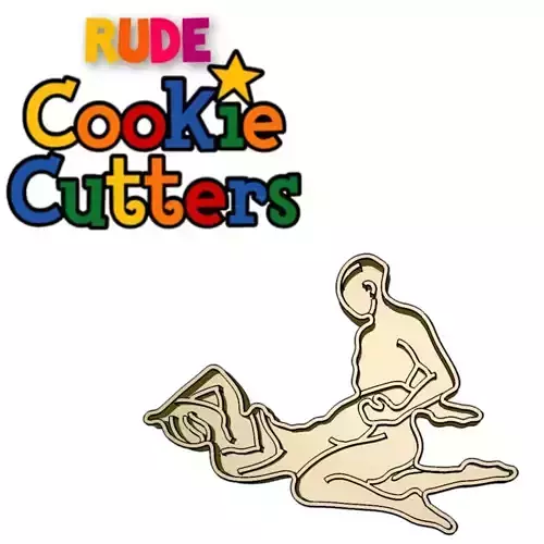 Amazing Rude Word Cookie Cutter Stamp Cake Decoration 