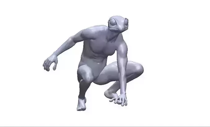 Frogman humanoid creature