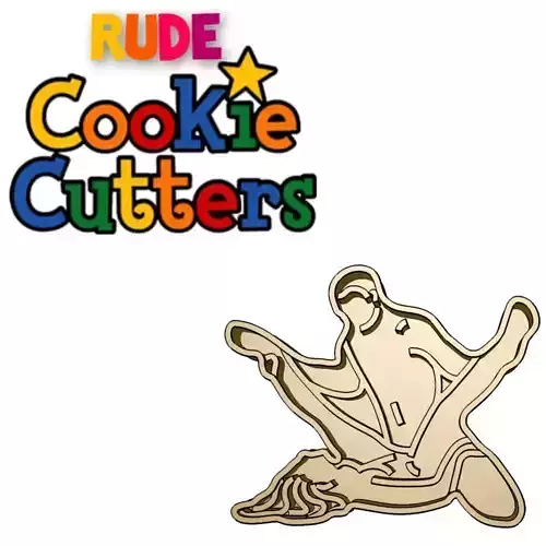 Amazing Rude Word Cookie Cutter Stamp Cake Decoration 