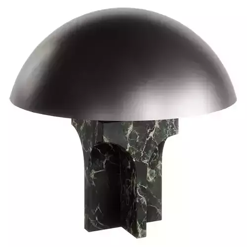 FENDI ROXIE TABLE LAMP VERDE ALPI GREEN MARBLE