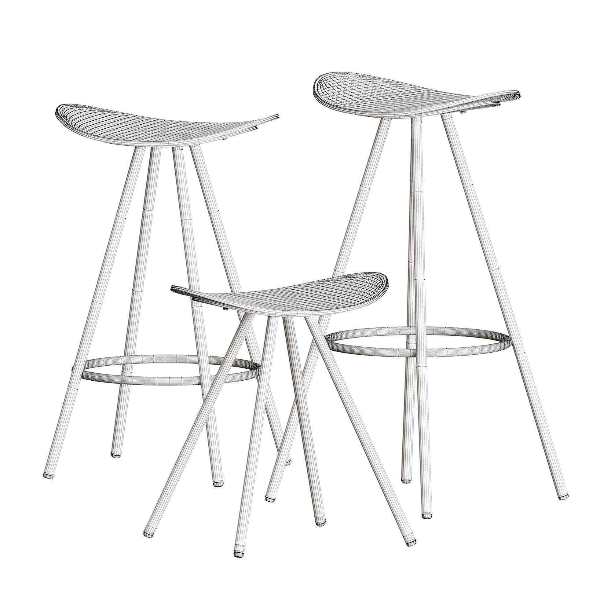 ENEA COMA 4L Stool 3D model_8