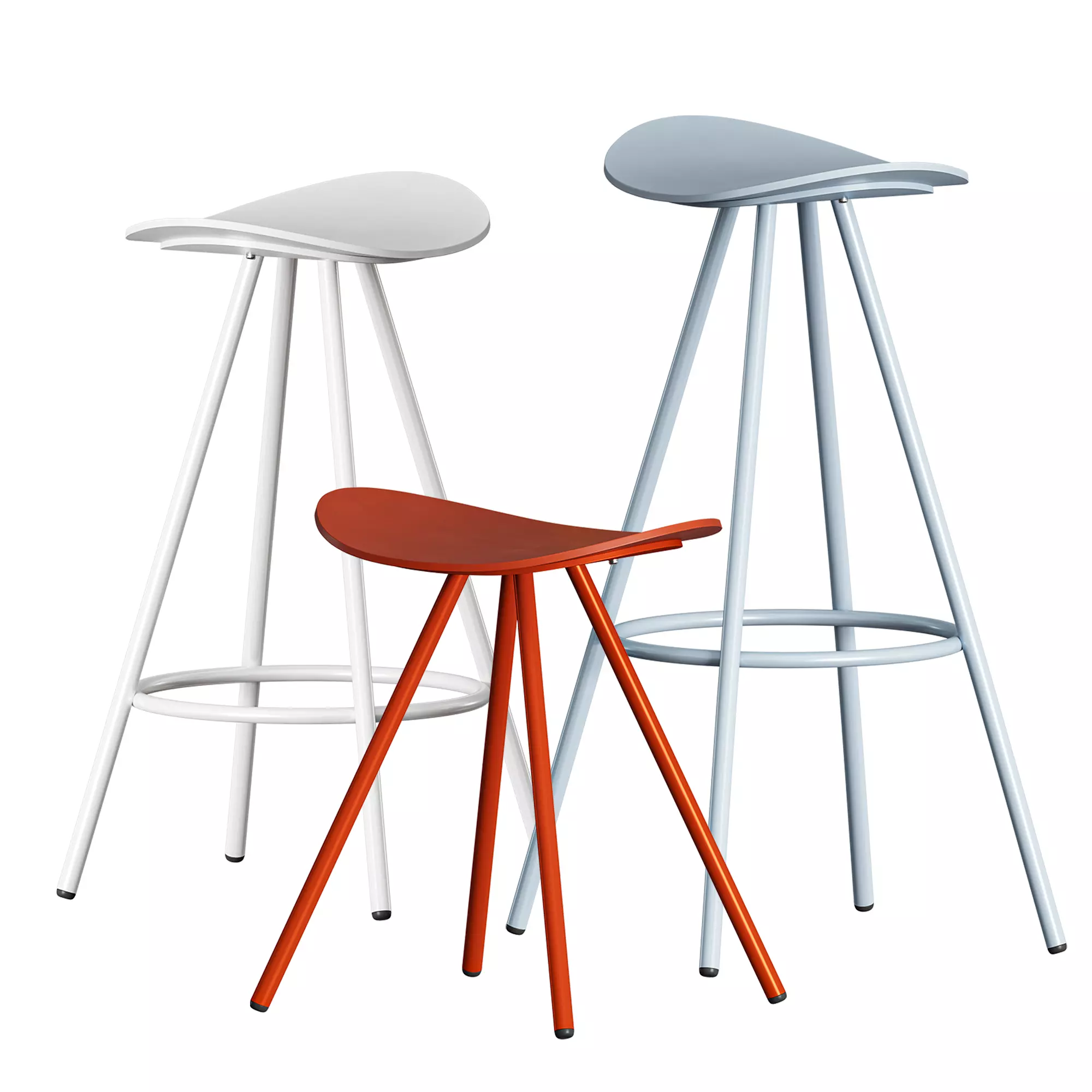 ENEA COMA 4L Stool 3D model_0