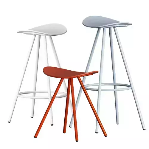 ENEA COMA 4L Stool 3D model