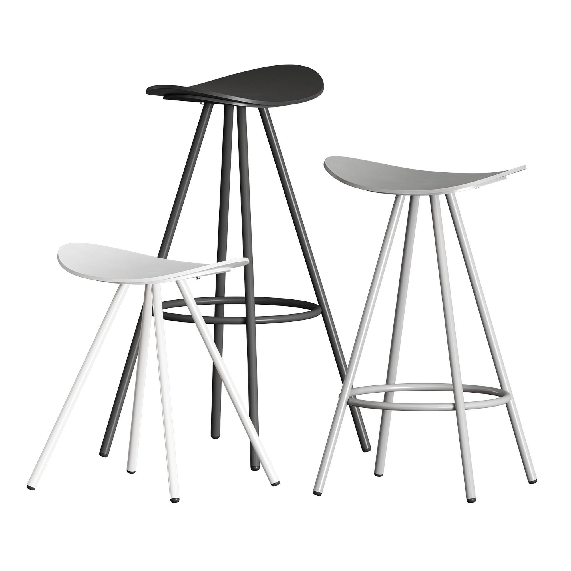 ENEA COMA 4L Stool 3D model_3