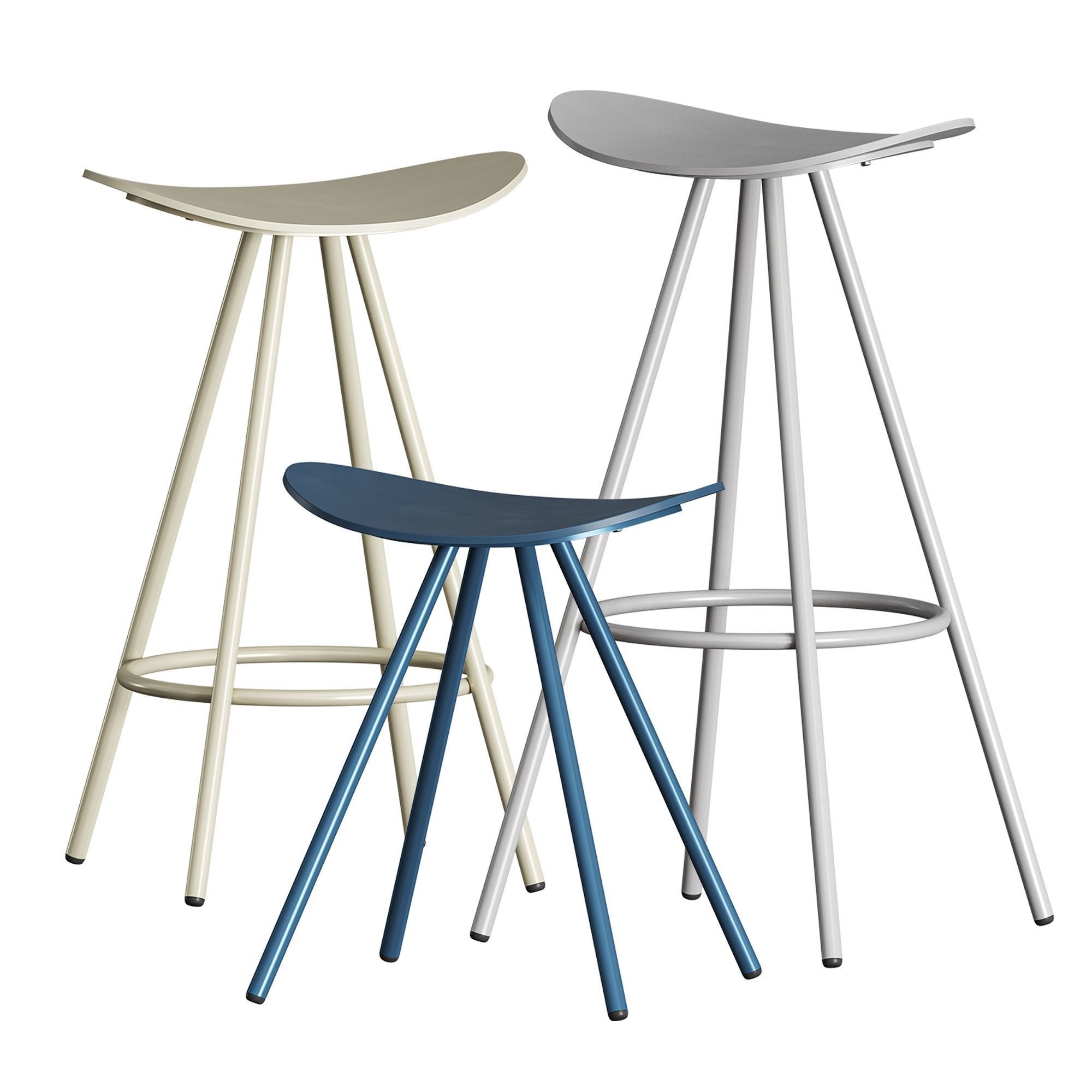 ENEA COMA 4L Stool 3D model_5