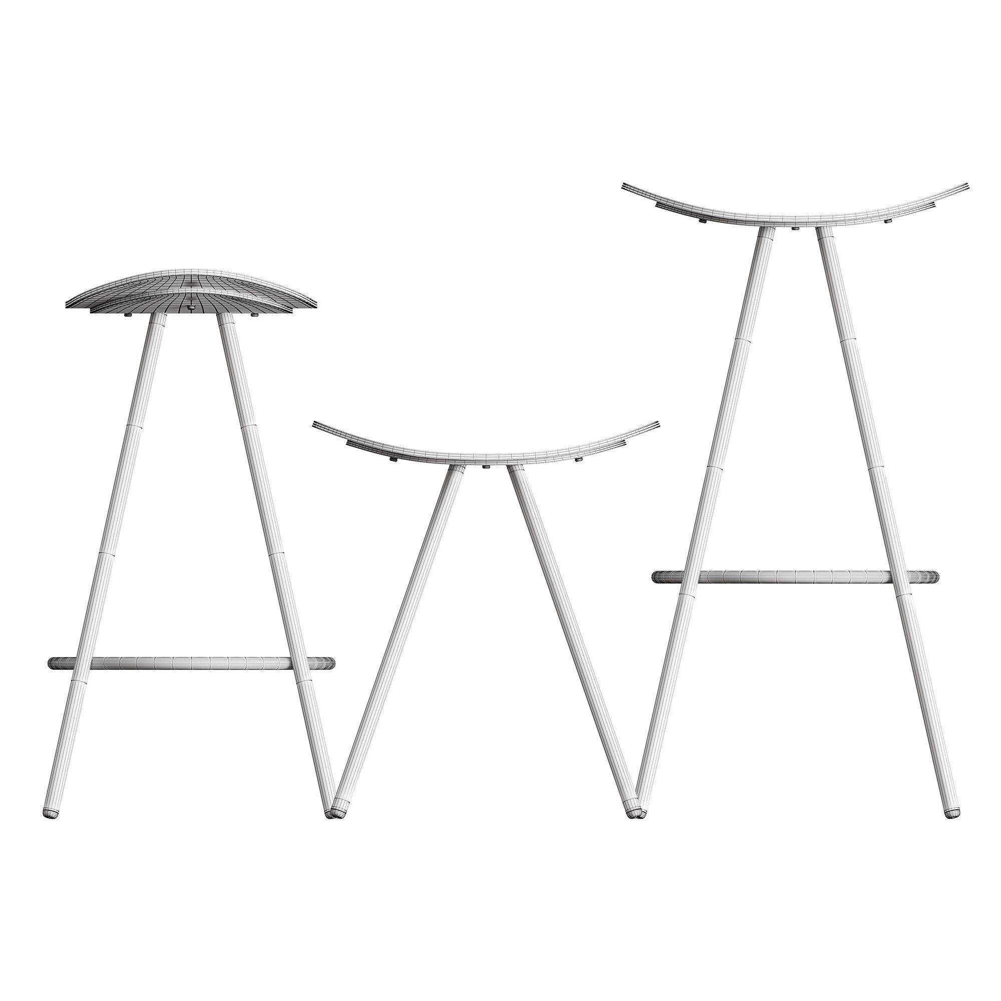 ENEA COMA 4L Stool 3D model_7