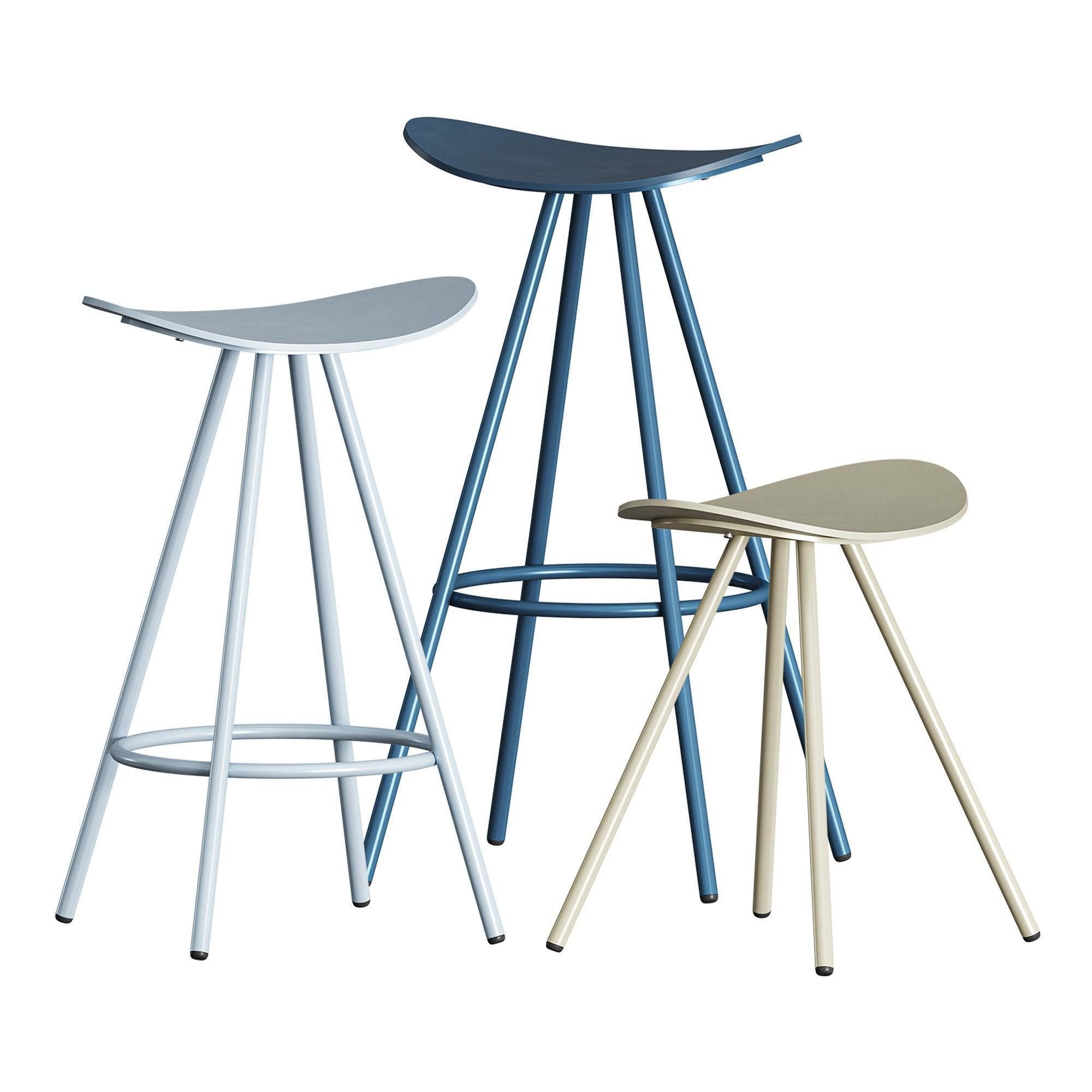 ENEA COMA 4L Stool 3D model_2