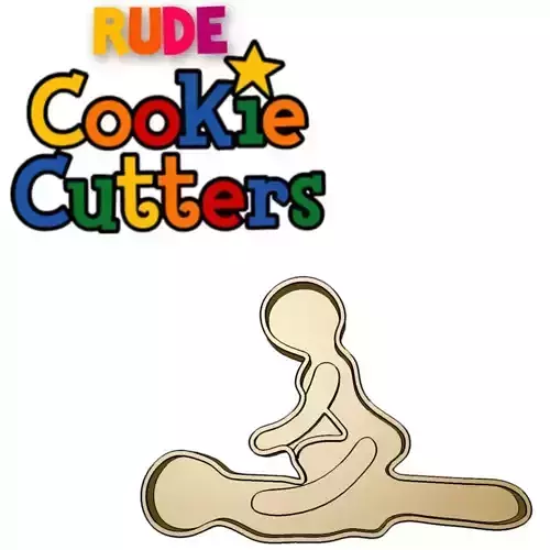 Amazing Rude Word Cookie Cutter Stamp Cake Decoration 