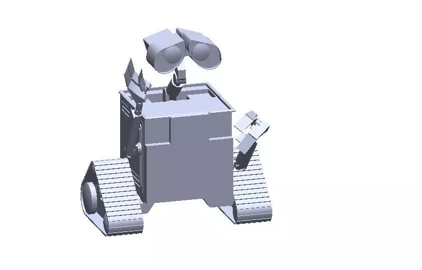 Wall-E wall e robot 3D model_0