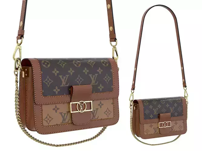 Louis Vuitton Dauphine Bag Brown Monorgam