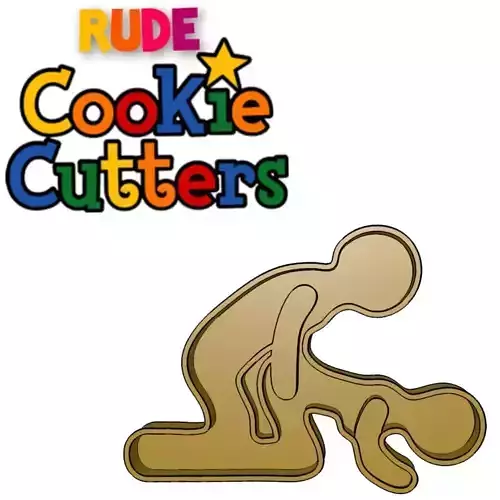 Amazing Rude Word Cookie Cutter Stamp Cake Decoration 