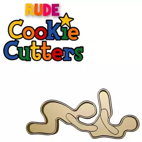Amazing Rude Word Cookie Cutter Stamp Cake Decoration 