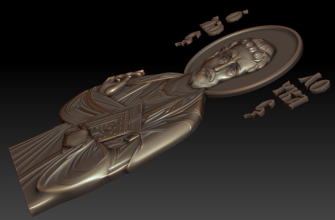 Luke the Evangelist 3D model_2