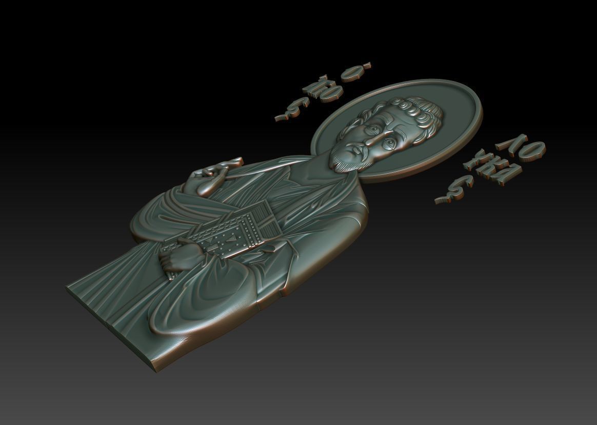 Luke the Evangelist 3D model_10