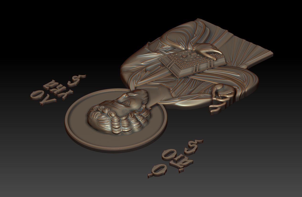 Luke the Evangelist 3D model_7