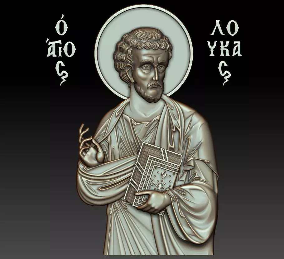 Luke the Evangelist 3D model_0